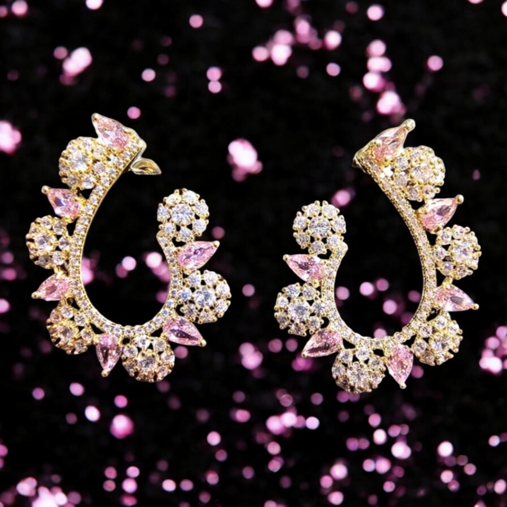 Pink Ice Earrings
